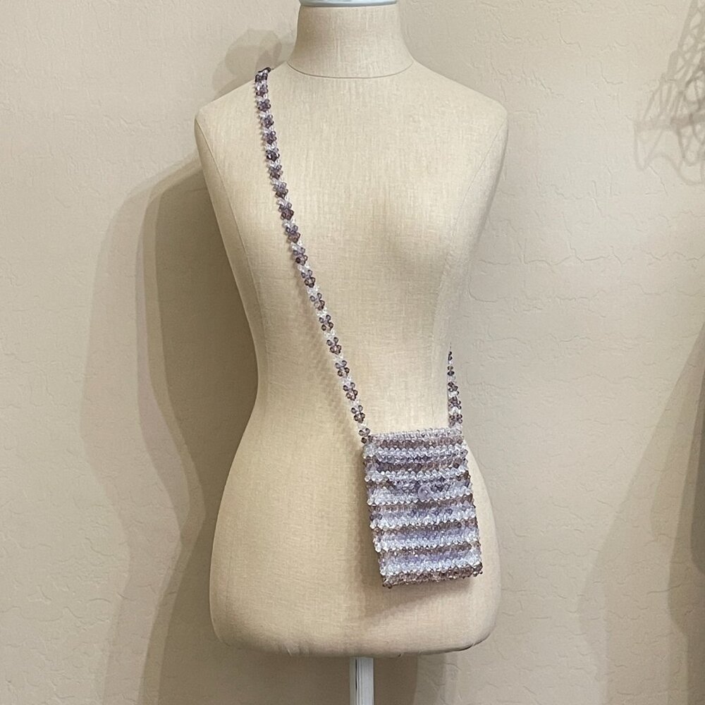 New Giorgio Beverly Hills Beaded Bag Crossbody Shoulder